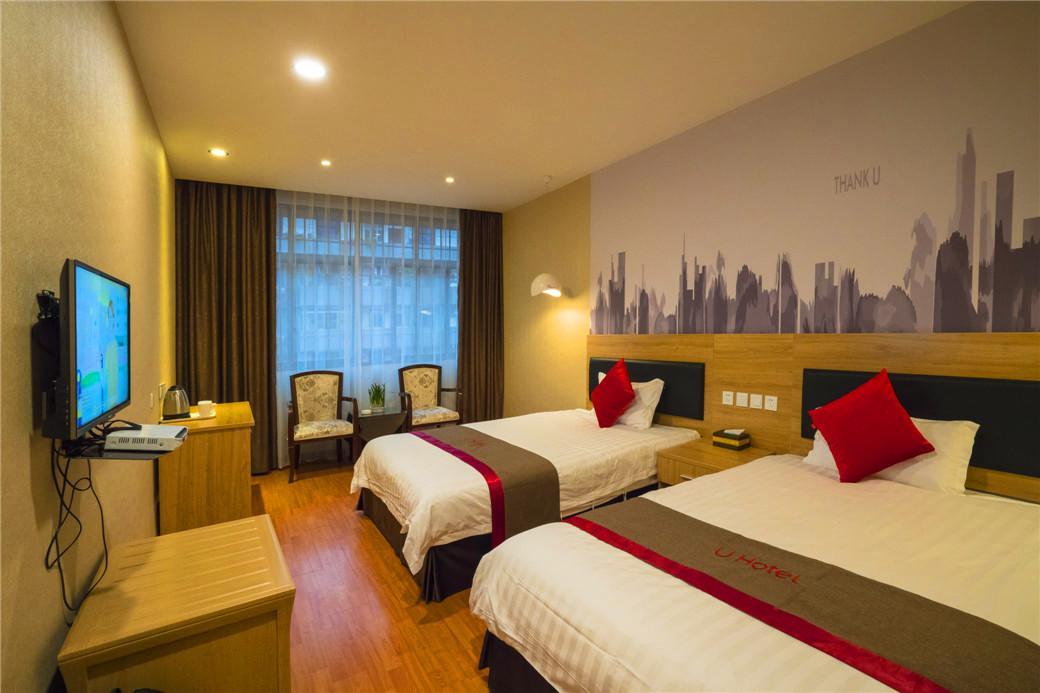 Thank Inn Chain Hotel Sichuan Guangan Wusheng County Hongwu Avenue Exterior foto